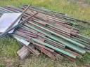 Lot of Approximately 40 Old Sign Posts