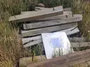 Large Stack of 8x6x6 Wood Posts