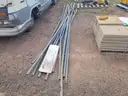 Lot of Metal Fencing Pipe approx 16&#x27; x 1 3/4&#x22;