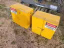 Lot of 2 Metal Shop Cabinets