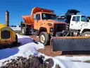 1986 International 1854 Dump Truck 4x4 with Plow