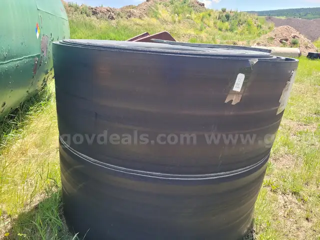 Large Roll of 1&#x22; Black Rubber