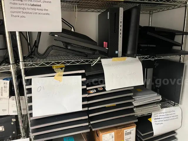 Various Computers, iPads, Printers, Projectors and more: Detail list below