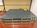 Lot of 2 Cisco Catalyst 3750G ethernet switches