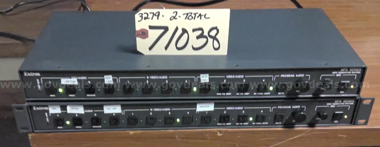 Two Extron Switchers