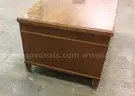 Wood Desk w/glass top