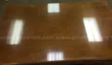 Wood Desk w/glass top