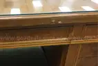 Wood Desk w/glass top