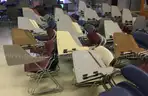 66 Tablet arm chairs