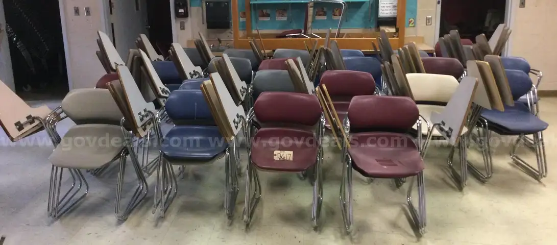 66 Tablet arm chairs