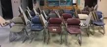 66 Tablet arm chairs