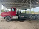 1995 White GMC roll off truck