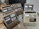 LOT OF 5 AMANO TIME CLOCKS