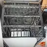 Cages, carts, metal shelving, misc
