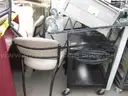 Cages, carts, metal shelving, misc