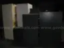 Carts, Couch, cabinet, miscellaneous items