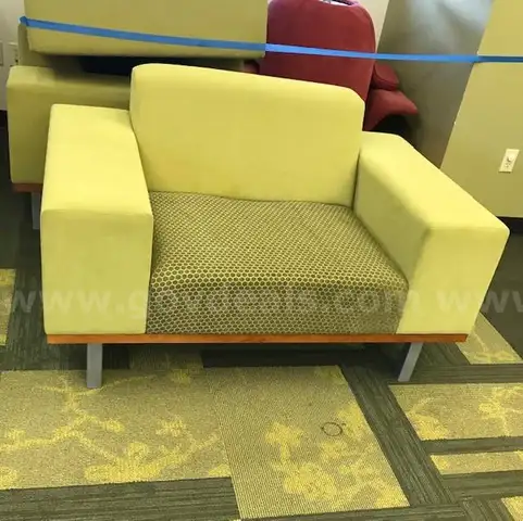 Large cushioned chairs x2