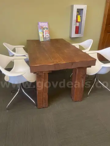 Solid wooden table in good condition