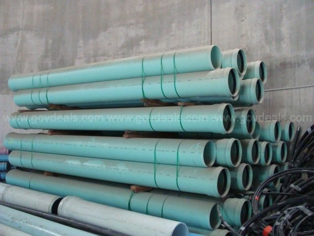 SDR35 12" 14FT GREEN SEWER PIPE | GovDeals