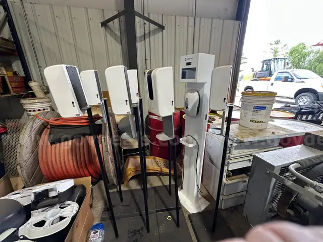 Paper, Soap, Towel, Sanitizer Dispensers