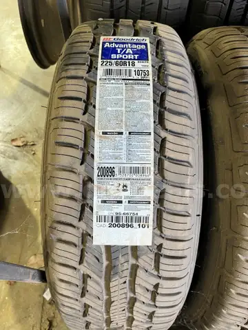 BFG Advantage T/A Sport 225/60R18 QTY. 4