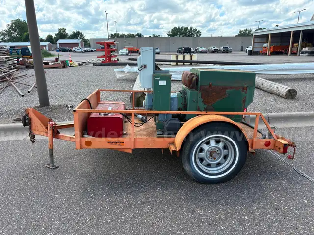 Lister Lim Electric Generator on Trailer