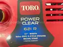 Toro Power Clear 621 R Snow Blower (lot #2)