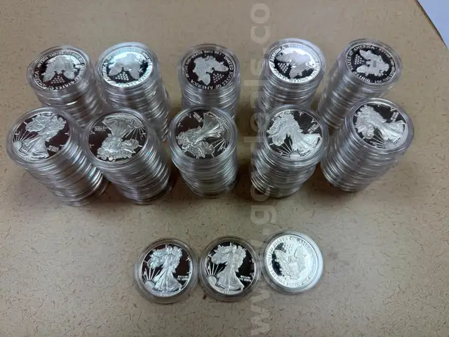 103 1oz Fine Silver One Dollar Liberty Coins