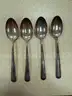 Collection of four sterling silver teaspoons, Towle &#x201C;Candlelight,&#x201D; 74 g