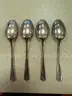 Collection of four sterling silver teaspoons, Towle &#x201C;Candlelight,&#x201D; 74 g