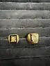 Collection of yellow gold jewelry, various pieces including 14k and 10k items