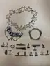 Collection of sterling silver jewelry, various makers and styles