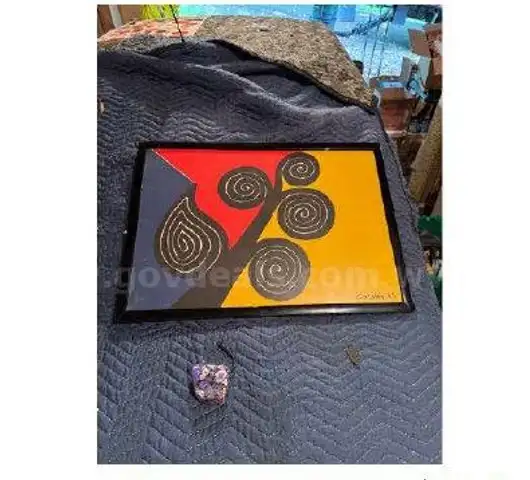 Alexander Calder (AMERICAN 1898-1976), "Autumn Harvest", color lithograph, signed & dated 69, 19" x 27", good condition.