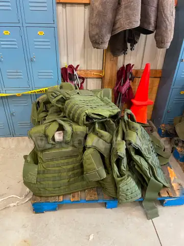 Point Blank OD green tactical vests