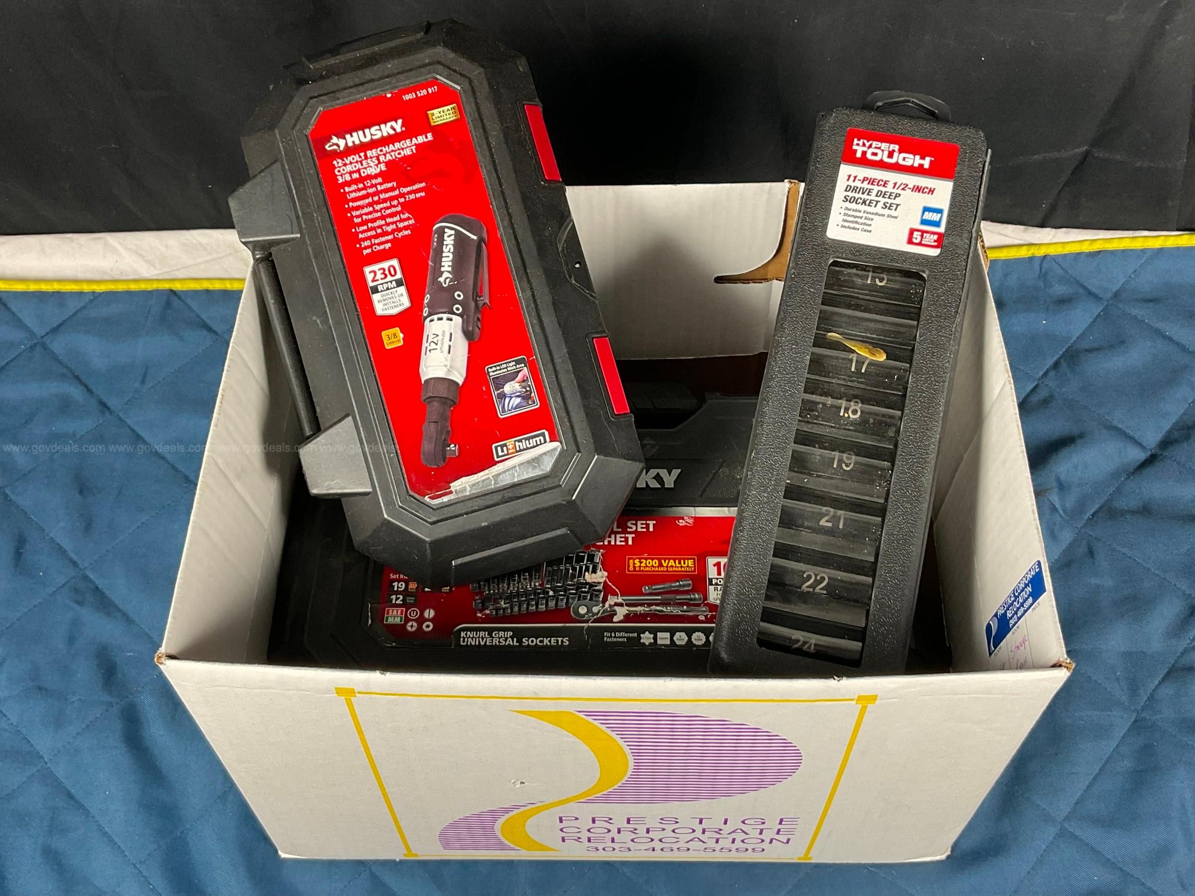 Husky best sale cordless ratchet