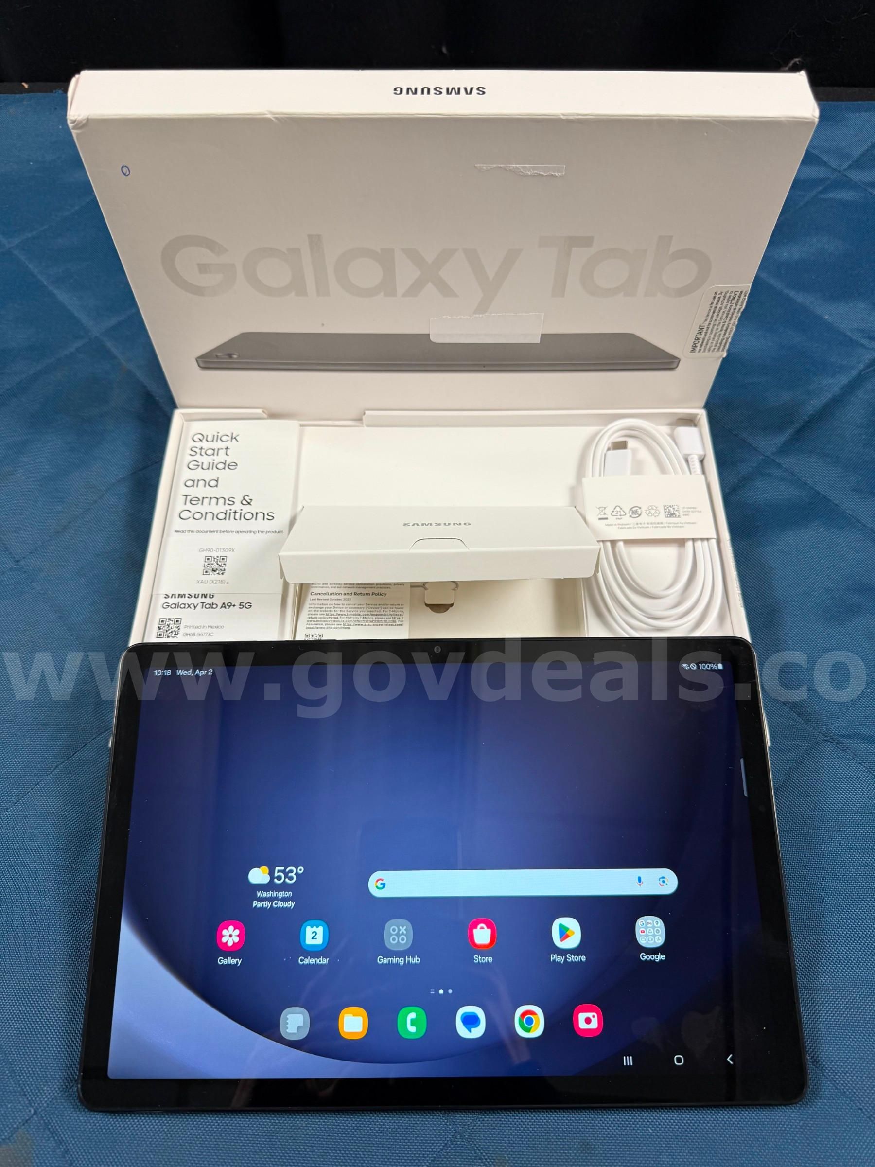 Galaxy Tab A9+ 5G 64GB Tablet (Unlocked) Model SM-X218U with Galaxy Tab A9+ 5G 64GB Tablet (Unlocked) Model SM-X218U with