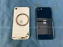2 - Apple iPhones (User-Locked), Both Power On
