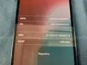 2 - Apple iPhones (User-Locked) Both Power On