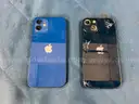 2 - Apple iPhones (User-Locked) Both Power On