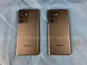 2 - Samsung Galaxy (User Locked) S21 Ultra 5G Cell Phones Model SM-G998U, Both Power On