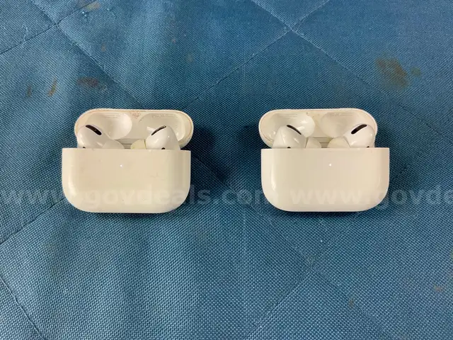 2 - Apple AirPods Pro Gen 1 with MagSafe Charging Case Model A2190, Both Power On