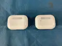 2 - Apple AirPods Pro Gen 1 with MagSafe Charging Case Model A2190, Both Power On