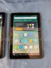 3 - Amazon Fire (Unlocked) HD 8 Tablets, 10th Gen 25 GB Model K72LL4, All Power On (1 - Cracked Screen)