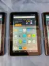 3 - Amazon Fire (Unlocked) HD 8 Tablets, 10th Gen 25 GB Model K72LL4, All Power On (1 - Cracked Screen)