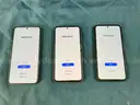 3 - Samsung (User-Locked) Cell Phones, All Power On