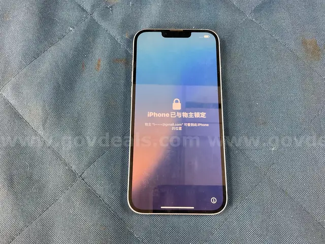 Apple iPhone (User-Locked) Model A2632 128 GB IMEI 357442661385396, Powers On