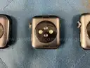 3 - Apple Watches (User Locked) without Bands Series 3 and SE, All Power On