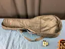 Alvarez Acoustic Electric Guitar Model RG260CESB with Fender Strap and Gator Cases Storage Bag