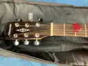 Alvarez Acoustic Electric Guitar Model RG260CESB with Fender Strap and Gator Cases Storage Bag