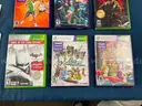 Microsoft Xbox 360 S Slim with Kinect System, Accessories and 6 - Games, Powers On (with Some Wear and Tear)